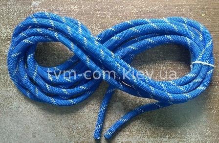 Шнуры плетеные силовые капроновые 48-го класса (веревка статика альпинистская)